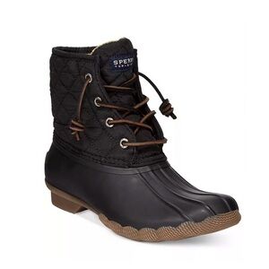 Sperry Top-Sider Rubber Quilted Saltwater Duck Boots size 9M B103